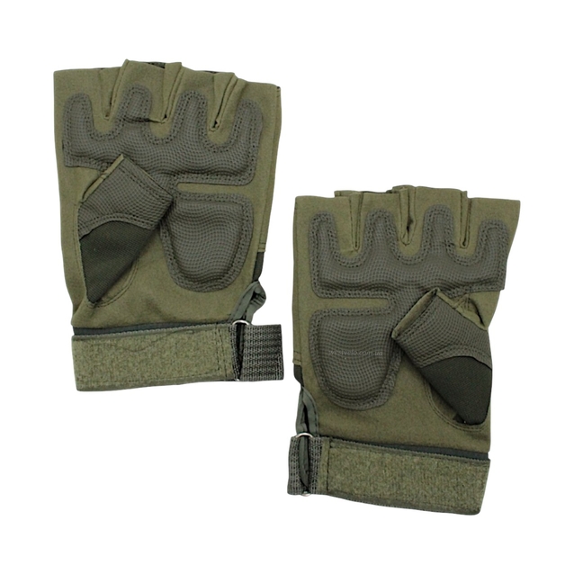 Рукавиці (тактичні) QAKLEY "XL" хакі (з відкритими пальцями) фото westvelo.com