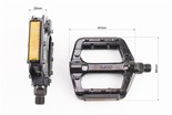 Педалі алюміній NECO WP-625 чорні (120Х100) фото westvelo.com
