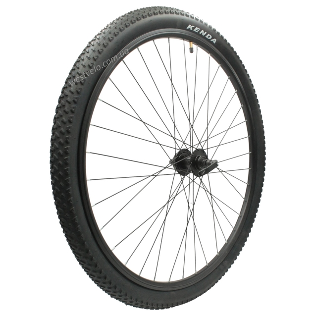 Колеса 28-29 перед+зад, обід 2-ний чорний, дисковий, втулка ST. на віночках, диск 6 болтів,ексцен+камери і покришки фото westvelo.com