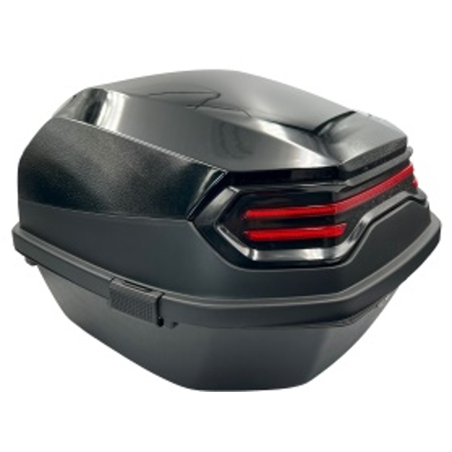 Кофр (багажник) для мотоцикла задній "A23" (41×41×29) чорний фото westvelo.com