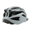 Вело шолом "TK Sport" 074 (56 см) з мигалкою, біло-чорний фото westvelo.com