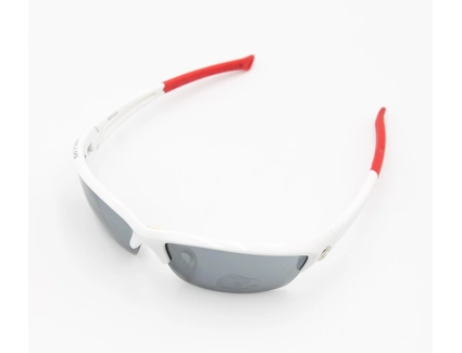 Окуляри KLS Wraith біло-червоні + футляр чохол,(зміне скло + дужки)