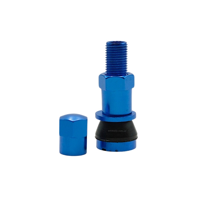 Ніпель дисковий прямий, багаторазовий (тип 2) синій фото westvelo.com