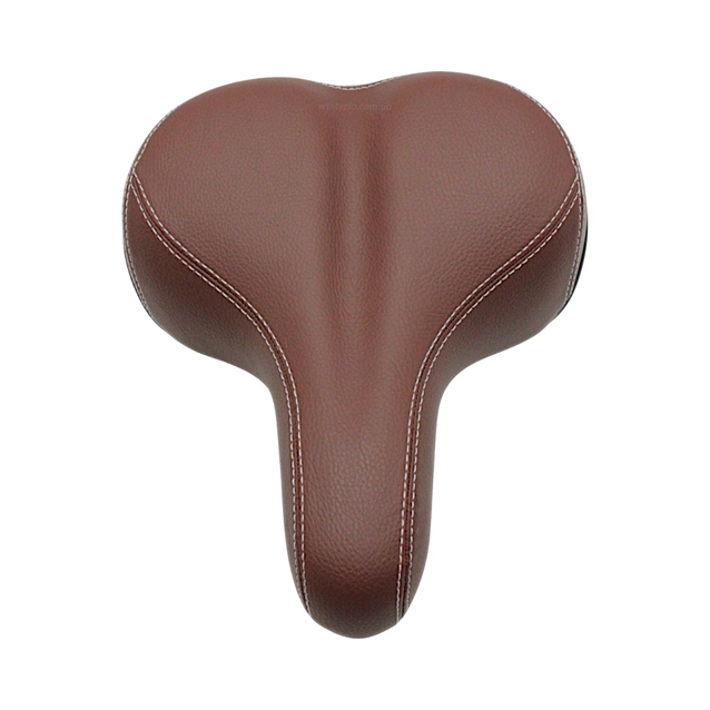 Сідло на пружинах CROSSRIDE № 318, коричневе з катафотом фото westvelo.com