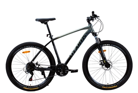 Велосипед 27.5 AL Corso «ATLANTIS» AL-27946 алюміній 19", (к-т SHIMANO) сірий