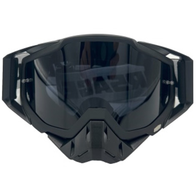 Мото окуляри Кросс-ендуро "MO-1" чорні темна лінза фото westvelo.com