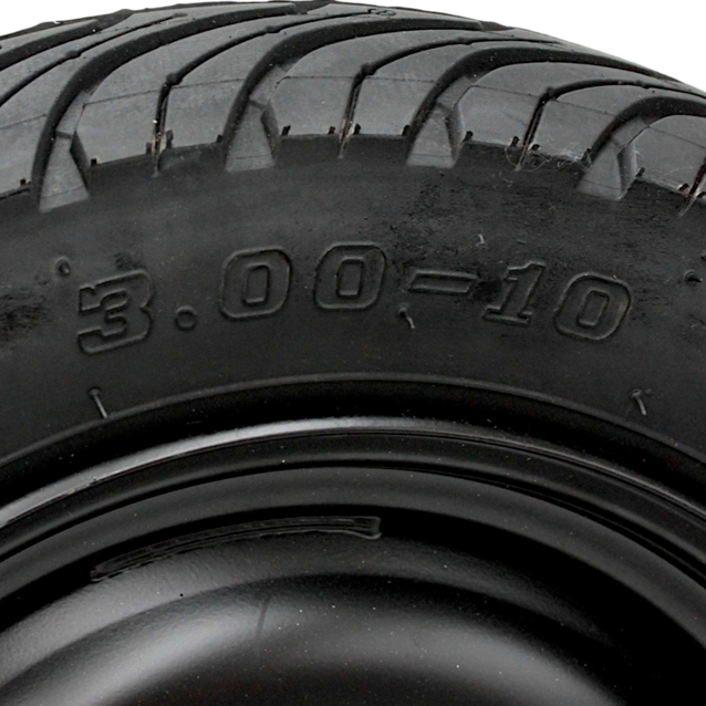 Колесо заднє 10 металевий, для трицикла Sig/Raw DS-48067, з покришкою 3.00-10 TL. фото westvelo.com