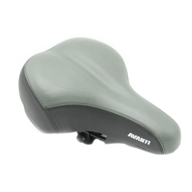 Сідло на пружинах AVANTI № А-57 чорно-сіре фото westvelo.com