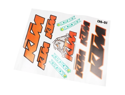 Наклейки "KTM" 11шт (31х24мм)