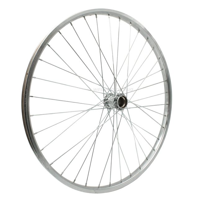 Колесо 28. зад, обід нікель, спиця 3мм, стакан фото westvelo.com