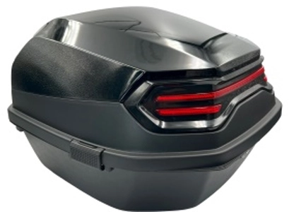 Кофр (багажник) для мотоцикла задній "A23" (41×41×29) чорний