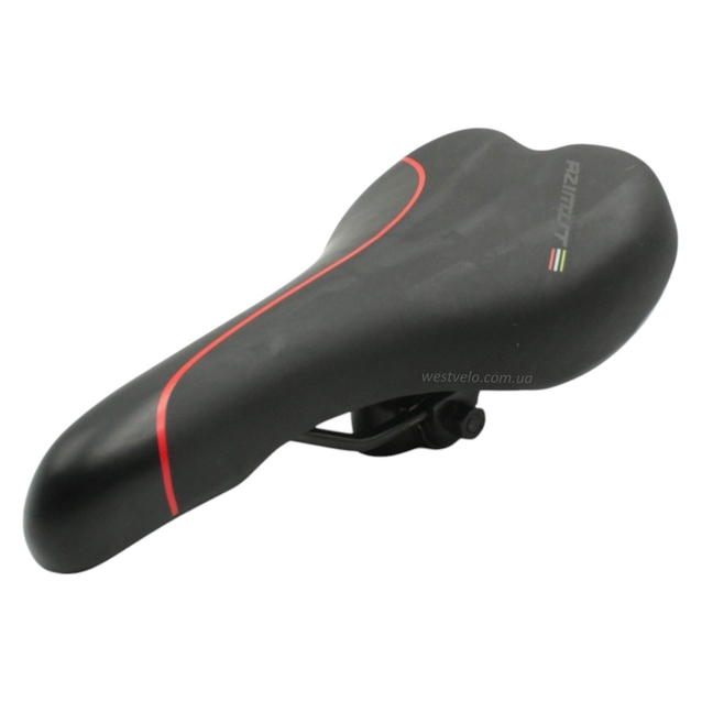 Сідло мтв AZIMUT чорне матово-глянцеве фото westvelo.com