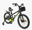 Дитячий велосипед 20 AL Corso «TAYGER»  TG-20831 алюмінієва рама, дискові гальма, чорно-жовтий фото westvelo.com
