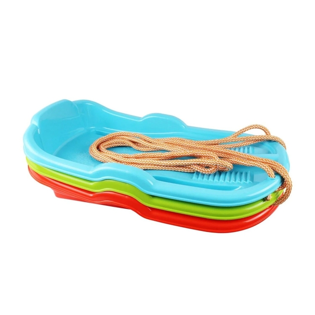 Льодянка "Сніжинки" (санки) зі шнурком блакитна фото westvelo.com