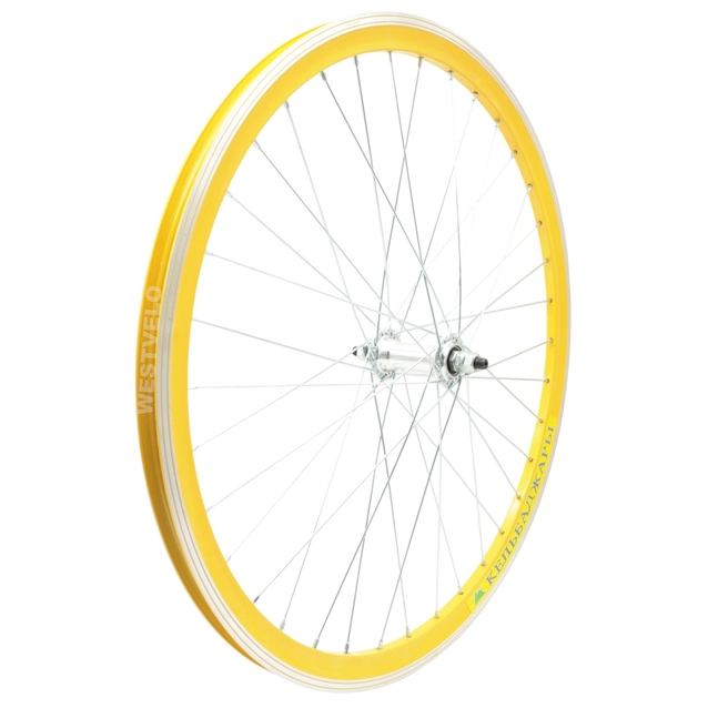 Колесо 26 перед, обід 2-ний жовтий, втулка AL на промах фото westvelo.com
