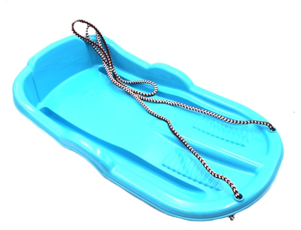 Льодянка "Сніжинки" (санки) зі шнурком блакитна