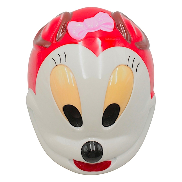 Вело шолом дитячий (341) (внутрішній розмір 17х15.5 см) червоно-білий фото westvelo.com