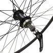Колесо 28-29 зад, обід 2-ний чорний, втулка AL. Quando на віночках, ексцентрик, чорна спиця (Gravity) фото westvelo.com