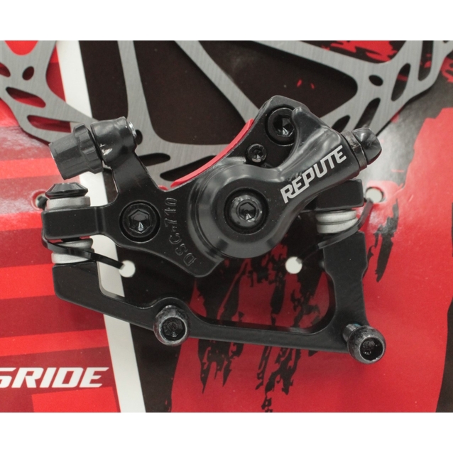 Дискові гальма: (задні) супорт REPUTE DSC710 (CROSSRIDE) R180 + диск 180 фото westvelo.com