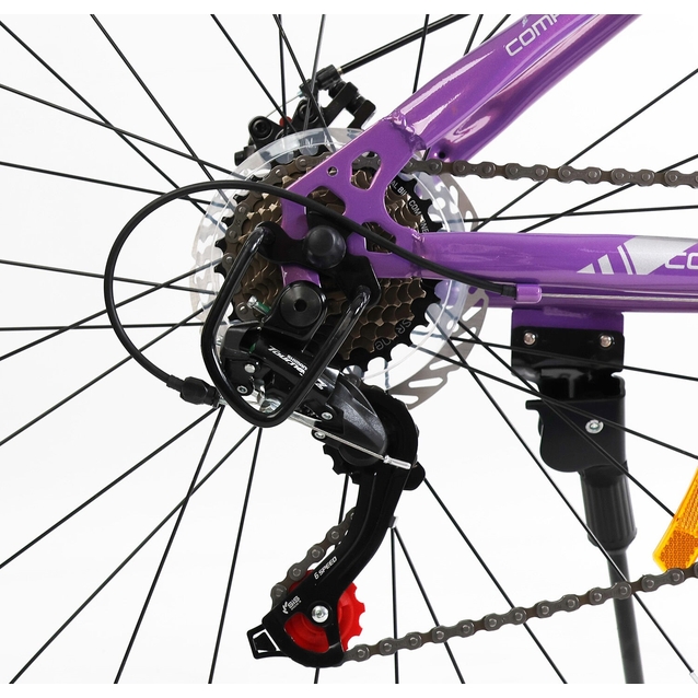 Велосипед 27.5 ST Corso «AMBER» MB-23960 сталь 15", (к-т SHIMANO) фіолетово-білий фото westvelo.com