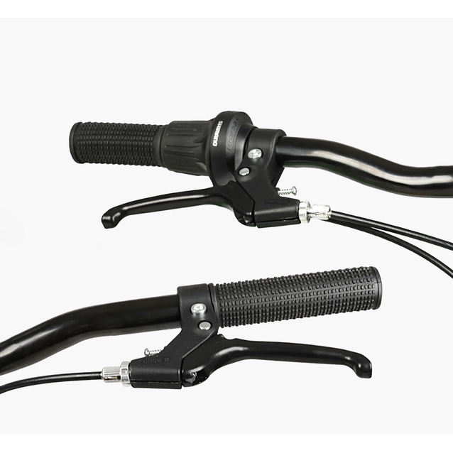 Велосипед 20 ST Corso «SPIRIT» ST-53088 сталь 11", (к-т SHIMANO) чорно-салатовий фото westvelo.com