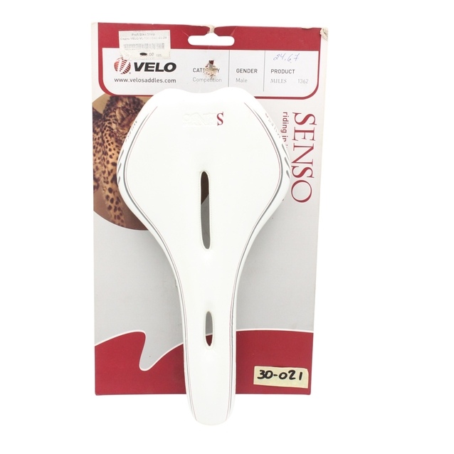 Сідло мтв VELO (VL-1362) (SAD-00-D9) (вузьке) (270х130мм) білий фото westvelo.com