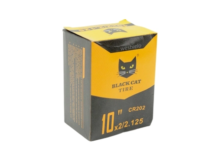 Камера 10 кривий ніпель BLACK CAT (2.0/2.125) (CR-202)