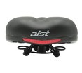 Сідло на пружинах "AIST" чорне, з катафотом, піна фото westvelo.com