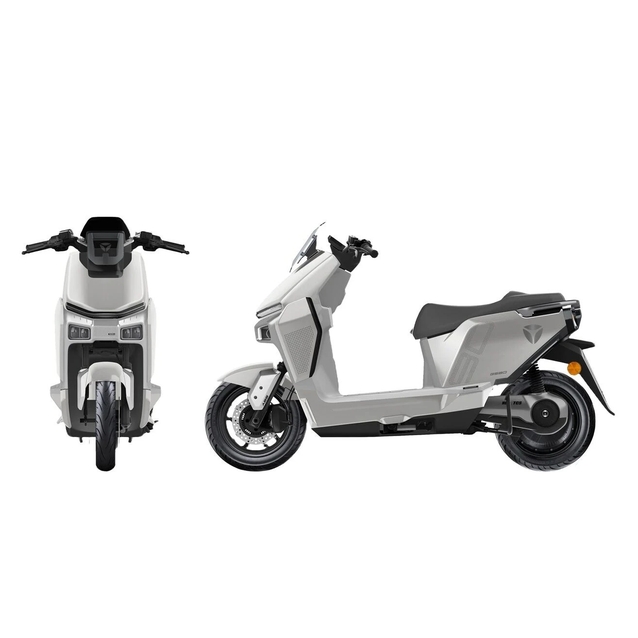 Електроскутер Yadea «GS80» 0360, двигун 2999W, акумулятор 72V 50Ah літій-залізо-фосфатний, білий, колеса 12" фото westvelo.com
