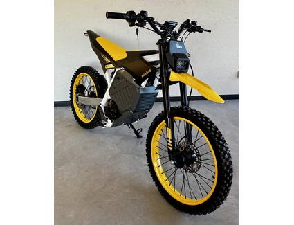 Електродіртбайк Corso STORM «MIMBOB» E-3000 Rally SM двигун 2999W, акумулятор 72V 27Ah літієвий, чорно-жовтий, колеса 19/17"