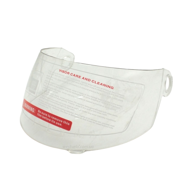 Скло мото шолома закритого «825» прозоре фото westvelo.com