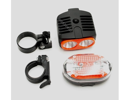 Фара + мигалка на батарейках (TD-515-1)