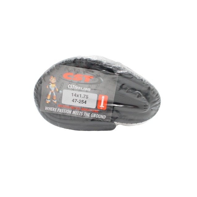 Камера 14 прямий ніпель AV 33 mm CST (1.75-2.125) фото westvelo.com