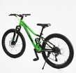Велосипед 24 AL Corso «GRAVITY» GR-24558 алюміній 12", (к-т SHIMANO) салатовий фото westvelo.com