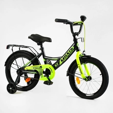Дитячий велосипед 16 Corso «MAXIS» CL-16029 чорно-салатовий