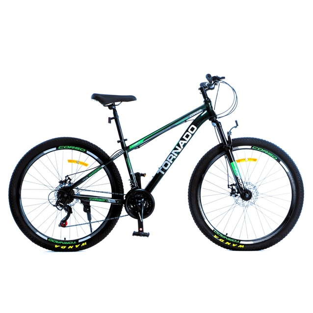 Велосипед 27.5 ST Corso «TORNADO» TR-27373 сталь 15,5", (к-т SHIMANO) зелений фото westvelo.com