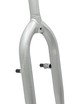 Вилка 28 сталева Ø25.4mm V-brake L-230mm р.з L-100mm сіра фото westvelo.com