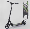 Самокат дитячий 2-х колісний, PU Best Scooter 33006 чорно-салатовий, Ø200mm, AL, 2 амортизатора фото westvelo.com