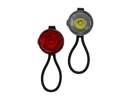 Мигалка силікон JING YI  (JY-3055D) перед+зад на батарейці