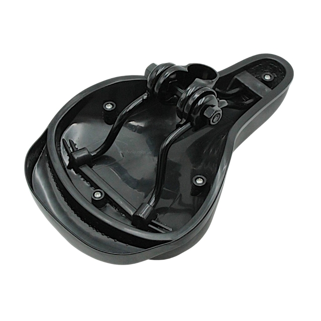 Сідло дитяче CORSO CLM-1618201 чорне з ручкою фото westvelo.com