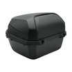 Кофр (багажник) для мотоцикла задній ROBIK 48 (400х400х280) 26L чорний матовий з катафотом фото westvelo.com
