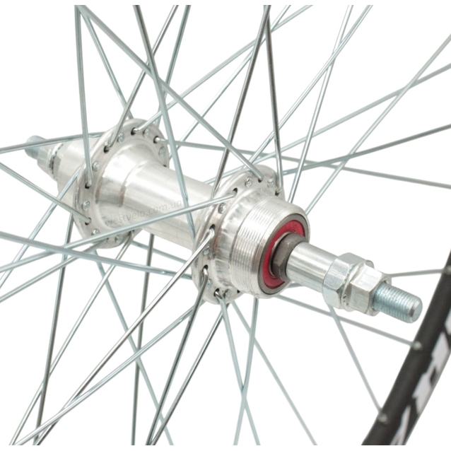 Колесо 28-29 зад, обід 2-ний чорний, втулка AL на промах (Gravity) фото westvelo.com