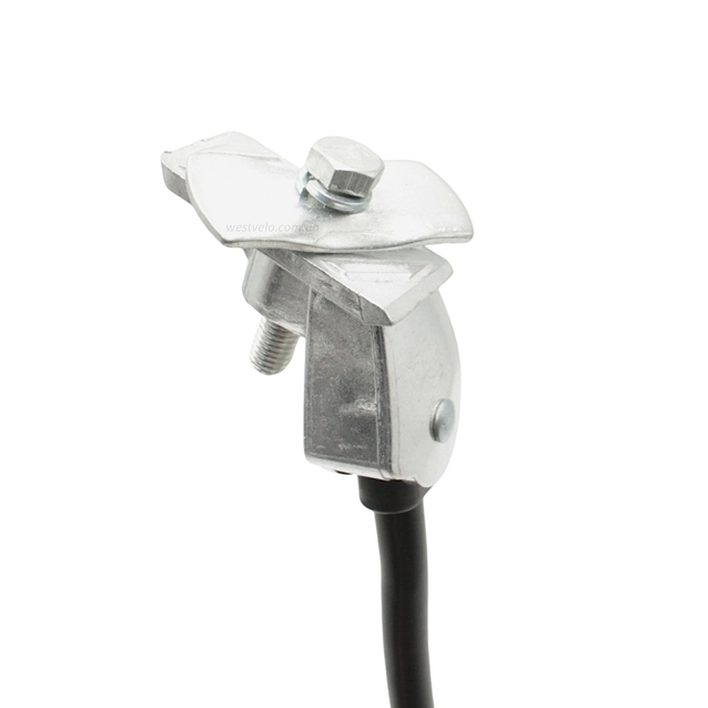 Підніжка регульована 24-29 на центр, сталь-алюміній чорна фото westvelo.com