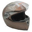 Мото шолом, трансформер (M) (57-58см) VLAND 158 бронзовий матовий  з відкидними окулярами фото westvelo.com