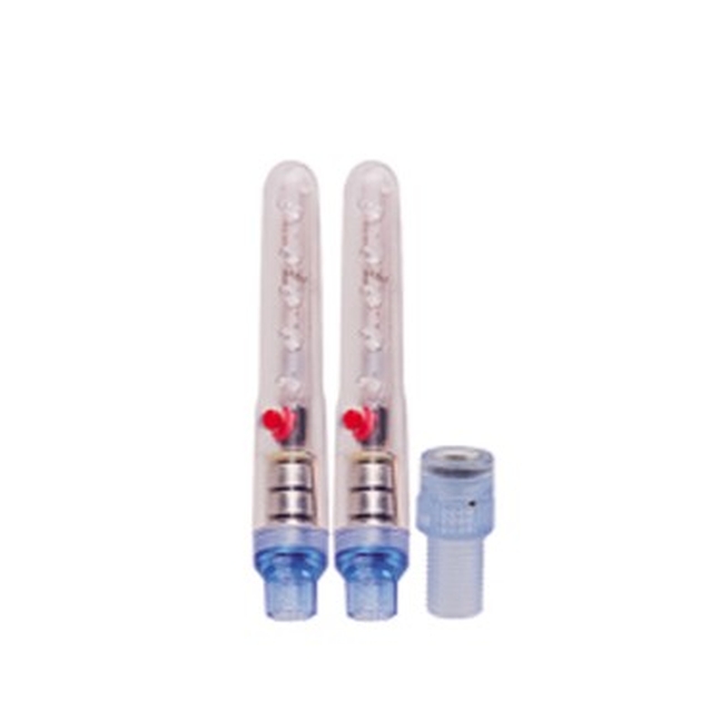 Мигалка-ковпачок на ніпель колеса JING YI JY-503C з кнопкою фото westvelo.com