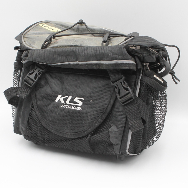 Сумка на руль, KLS (КВ-803L), L, чорний фото westvelo.com