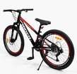 Велосипед 24 ST Corso «RIDER» RD-24952 сталь 11", (к-т LTWOO-A2) чорно-червоний фото westvelo.com