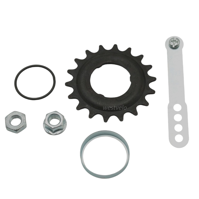 Втулка задня гальмівна Falcon (черв'ячна) БЕЗ СТАКАНА + к-т (зірка18) фото westvelo.com