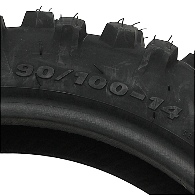 Покришка "14"  90/100-14 DELI TIRE Індонезія (SB-114R) CROSS шип-кросс TT фото westvelo.com