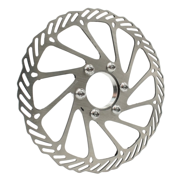 Гальмівний диск (ротор) Ø160мм різьбовий з фланцем (тип 2) фото westvelo.com